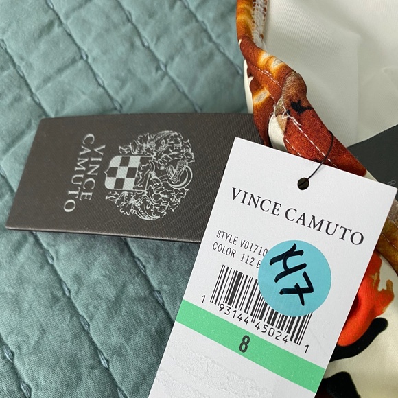 NWT Vince Camuto Seychelles Floral Tie Front Halter One-Piece Sz 8 - Picture 8 of 8